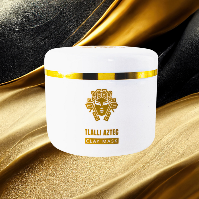 Tlallia Aztec Clay mask 100 pure , vegan tightenting for a youthful glow